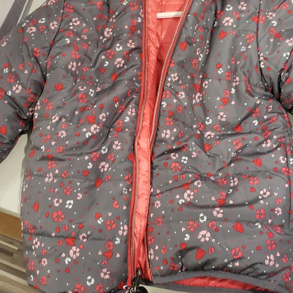 3 pommes designer girls reversible  jacket - Picture 3 of 5